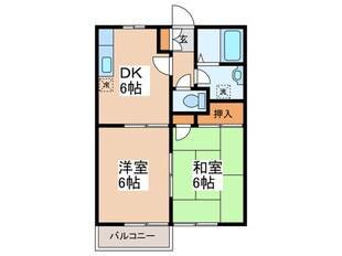 東大和ファインハイムの物件間取画像